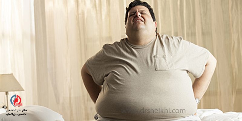 چاقی باعث کمردرد